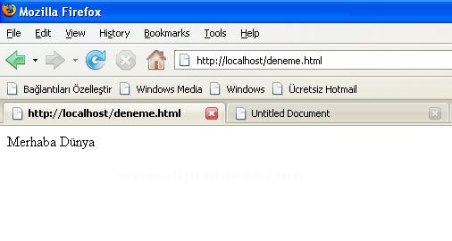 Javascriptin HTML sayfa içerisine yazılma şekilleri
