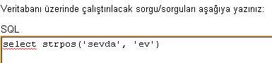 Postgressql Veri Tabanında String Fonksiyonları