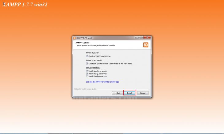 Xampp Kurulumu