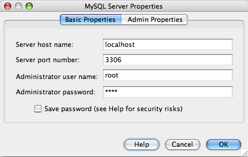 Connecting to a MySQL Database