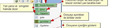 Winword 2007de Aç Penceresi Ve Araçları Aç Düğmesi Menüsü