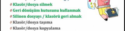 Dosya ve Klasör İşlemleri