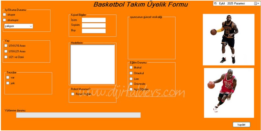 Form Nesneleri