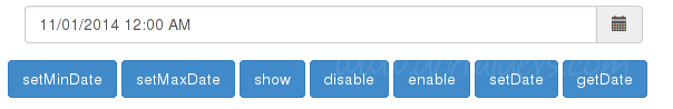 Bootstrap Takvim Seçtiricisi (Datetime Picker)