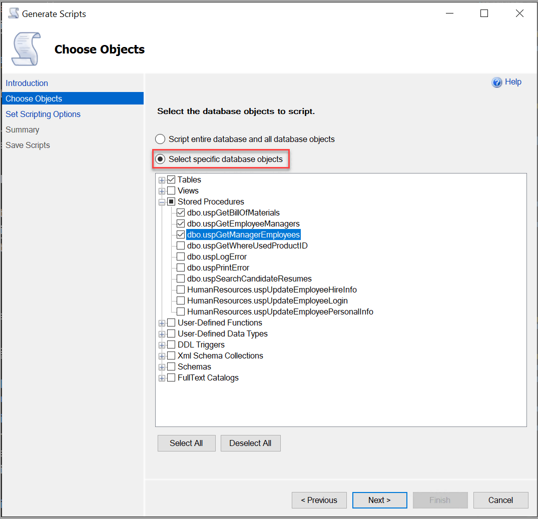 Mssql'den sql Dosyası Çıkartma
